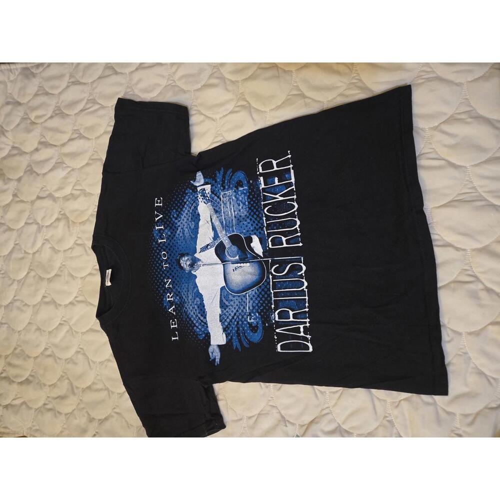 Darius Rucker Tour 2009 Black Graphic T-Shirt Size Small